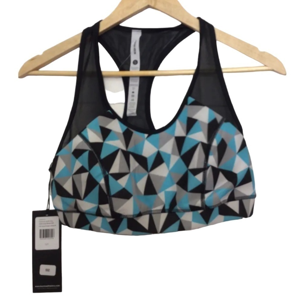 Sports bra light self bra gym workout running training racer back soft Small